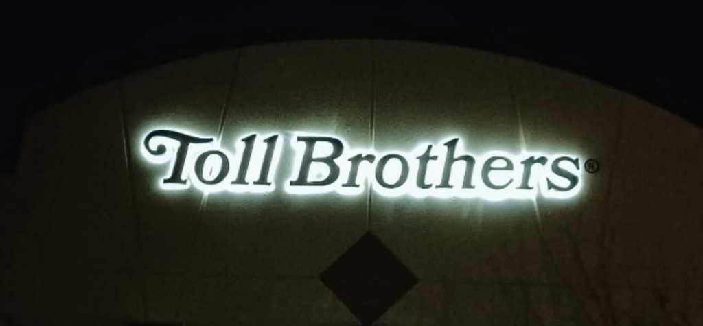 halo-lit-sign-toll-brothers